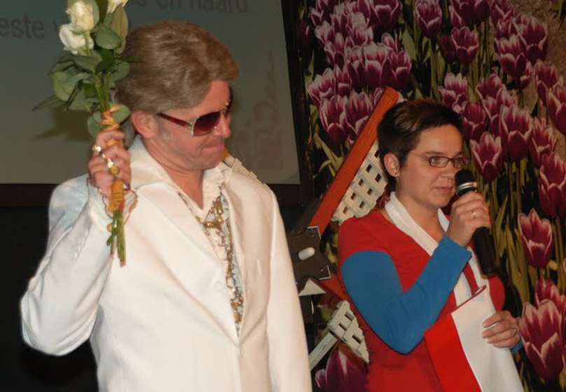 Bloemen voor Keessie in Bantsiliek