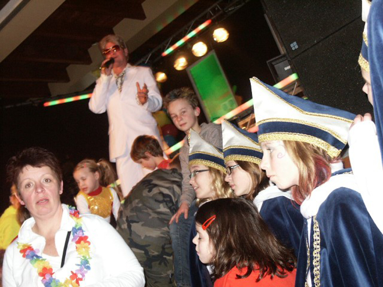 Keessie tijdens carnaval 2010 in Dreumel