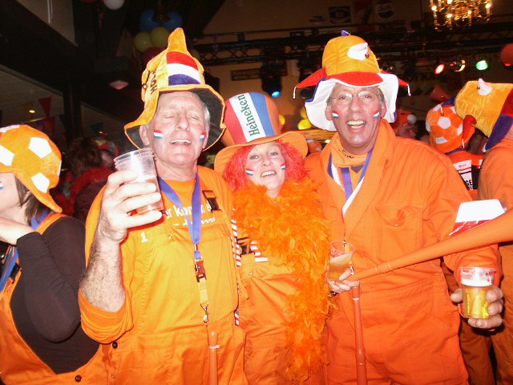 Oranje publiek